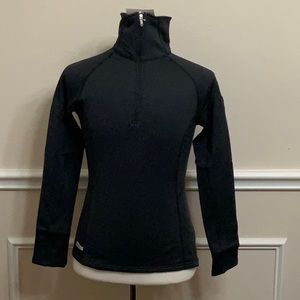 Spyder BANDITA 1/2 ZIP FLEECE top - Black